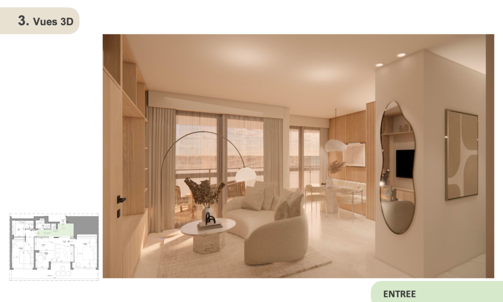 Appartement de 2 chambres en rénovation à Larvotto - 2/11