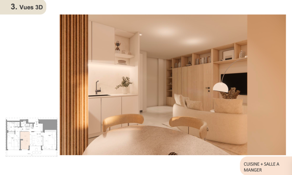 Appartement de 2 chambres en rénovation à Larvotto - 5/11