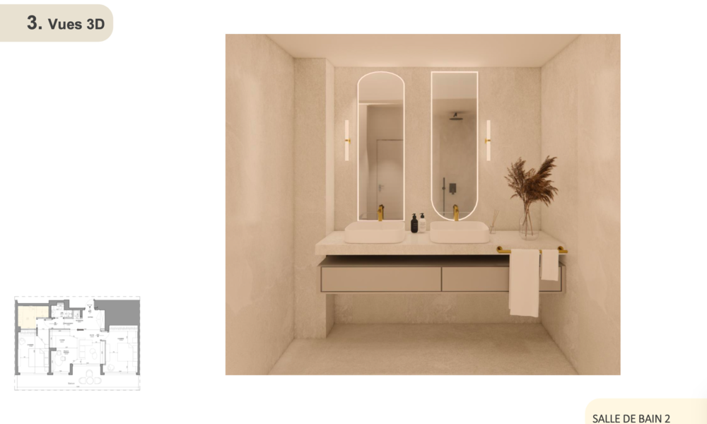 Appartement de 2 chambres en rénovation à Larvotto - 9/11