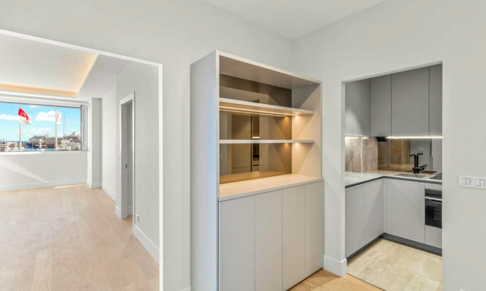 Appartement 1 chambre avec vue sur le port d’Hercules et F1 - 3/17